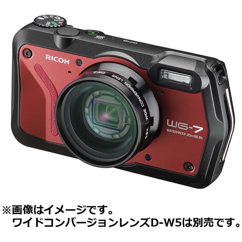 リコー　RICOH リコー　RICOH 【アウトレット】コンパクトデジタルカメラ WG-7 レッド WG-7 レッド