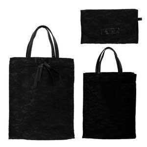 ユメックス商事 FORMAL 刺繍 LACE トートバッグ 3751.ブラック FORMALTOTE ユメックス商事 FORMAL 刺繍 LACE トートバッグ 3751.ブラック FORMALTOTE
