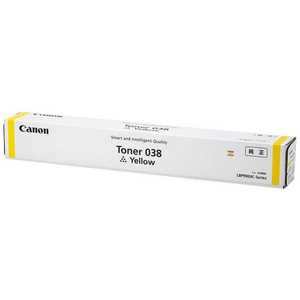 キヤノン CANON キヤノン (純正)トナーカートリッジ 038(イエロー) TONER038Y