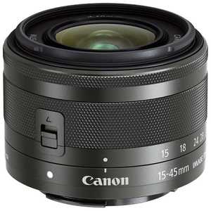 キヤノン　CANON カメラレンズ  EF-M15-45mm F3.5-6.3 IS STM グラファイト