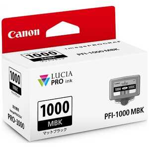 キヤノン CANON (純正)インクタンク マットブラック PFI-1000 MBK キヤノン CANON (純正)インクタンク マットブラック PFI-1000 MBK