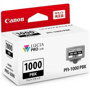 キヤノン CANON (純正)インクタンク フォトブラック PFI-1000 PBK キヤノン CANON (純正)インクタンク フォトブラック PFI-1000 PBK
