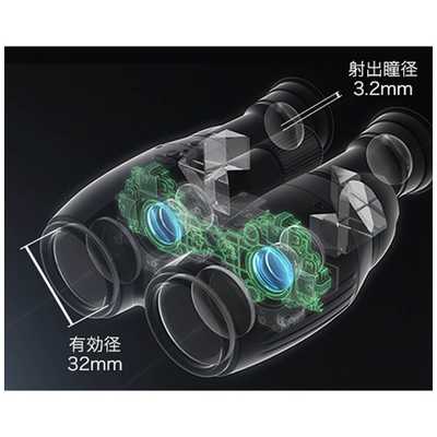 キヤノン CANON 双眼鏡 (12倍) BINOCULARS 防振 12x32 IS の通販