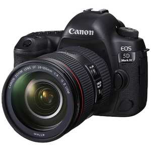 キヤノン CANON キヤノン デジタル一眼レフカメラ(レンズキット) ブラック EOS5DMK424105IS2LK