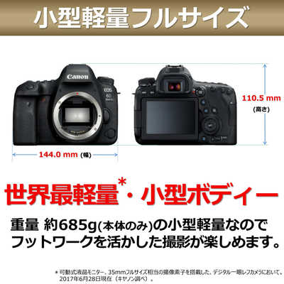 キヤノン CANON 一眼レフカメラ EOS 6D Mark II ボディ の通販 ...