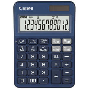 キヤノン　CANON カラフル電卓(12桁) ミニ卓上 KS-125WUC-BL