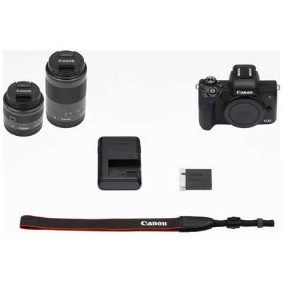 キヤノン CANON ミラーレス一眼カメラ ダブルズームレンズキット