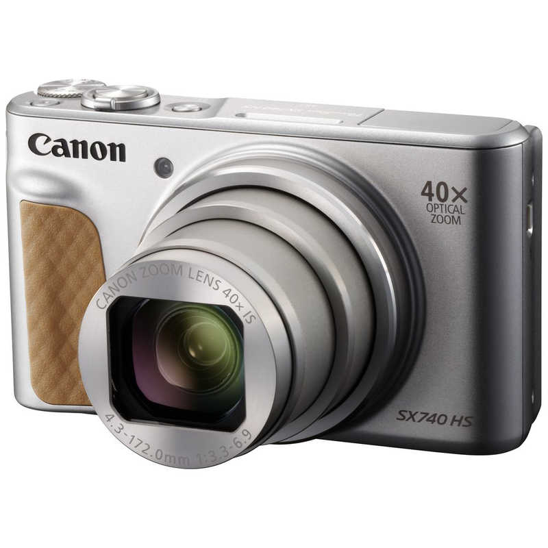 キヤノン　CANON キヤノン　CANON コンパクトデジタルカメラ PowerShot SX740 HS (シルバー) PowerShot SX740 HS (シルバー)