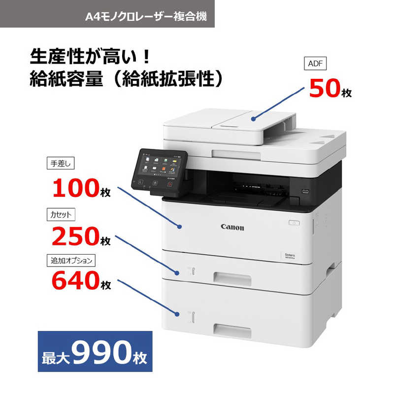 キヤノン モノクロレーザー複合機 Sate a MF457dw(5161C004) 目安在庫