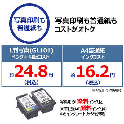 インクジェット　Canon 346XL