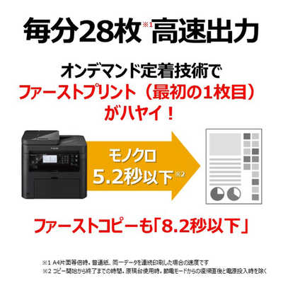 キヤノン CANON モノクロレーザビームプリンタ複合機 Satera