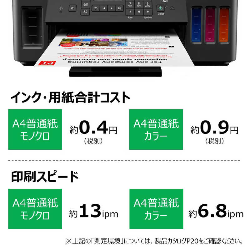 キヤノン　CANON キヤノン　CANON インクジェット複合機[カード/名刺~A4] G7030 G7030