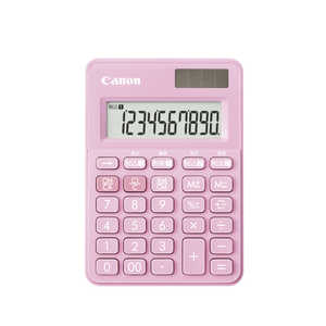 キヤノン　CANON W税ミニミニ電卓 LS-100WT-SP Strawberry Pink