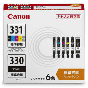 ＜コジマ＞ キヤノン CANON 純正 インクタンク マルチパック PIXUS(ピクサス) 6色マルチパック BCI331+3306MP