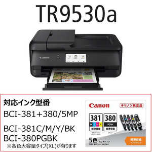 キヤノン CANON キヤノン インクジェット複合機 TR9530a BLACK PIXUS(ピクサス) ［カード/名刺?A3］ TR9530ABK