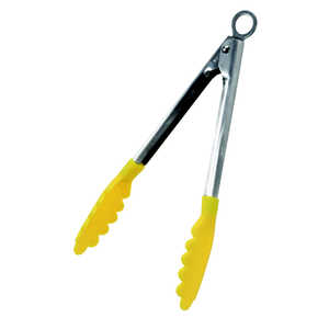 パール金属 DELISH KITCHEN トング クッキングトング 24cm ナイロン製 イエロー CC-1830 パール金属 DELISH KITCHEN トング クッキングトング 24cm ナイロン製 イエロー CC-1830