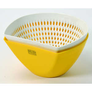 パール金属 DELISH KITCHEN ザル ボウル チリトリザルボウル イエロー CC-1845 パール金属 DELISH KITCHEN ザル ボウル チリトリザルボウル イエロー CC-1845
