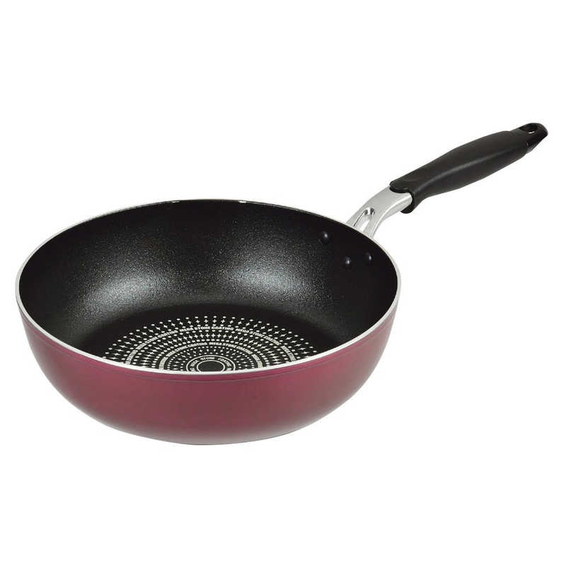 パール金属 メガストーンコーティング IH対応深型フライパン28cm ワイン HB3425 - mamun.om パール金属 メガストーンコーティング IH対応深型フライパン28cm ワイン HB3425 - mamun.om