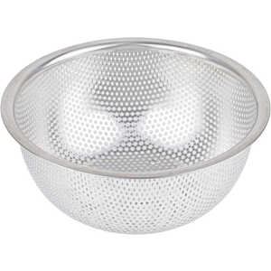パール金属 DELISH KITCHEN ステンレス製パンチボール型ザル18cm HB-4232 パール金属 DELISH KITCHEN ステンレス製パンチボール型ザル18cm HB-4232