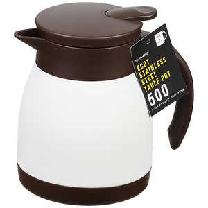 パール金属 エコット ステンレステーブルポット500ml HB-4380 パール金属 エコット ステンレステーブルポット500ml HB-4380