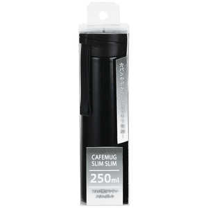 パール金属 カフェマグ スリムスリムストラップ付マグ 250ml ブラック HB-5182 パール金属 カフェマグ スリムスリムストラップ付マグ 250ml ブラック HB-5182