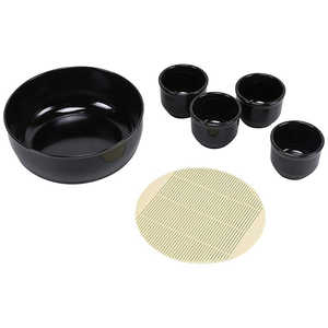 パール金属 風味処 そうめん鉢・猪口4個セット(プラスチックすのこ付) HB5804 パール金属 風味処 そうめん鉢・猪口4個セット(プラスチックすのこ付) HB5804