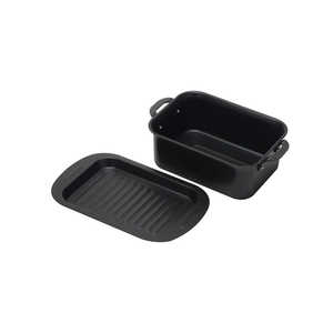 パール金属 チーノ 鉄製 蓋付天ぷら鍋19×12.5cm(長方型) IH対応 HB6580 パール金属 チーノ 鉄製 蓋付天ぷら鍋19×12.5cm(長方型) IH対応 HB6580