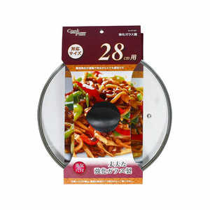 パール金属 クックプラス 強化ガラス蓋 28cm用 HC-0262 パール金属 クックプラス 強化ガラス蓋 28cm用 HC-0262