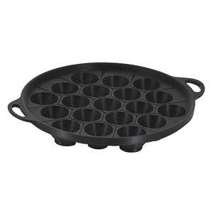 パール金属 バーニスタ 鉄鋳物製IH対応たこ焼きプレート19穴 HC-942