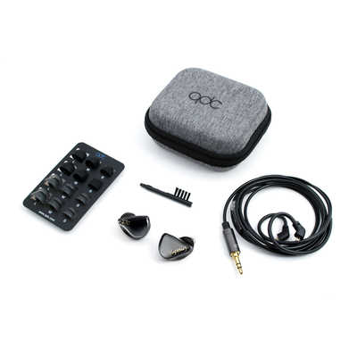 QDC 有線イヤホン カナル型 SUPERIOR Piano Black ［φ3.5mm ミニ