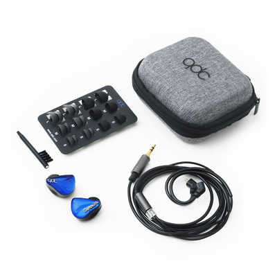 QDC シングルダイナミックIEM SUPERIOR Azure Blue ［φ3.5mm ミニ
