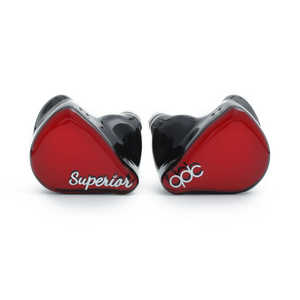 QDC ͭۥ ʥ뷿 SUPERIOR Vermilion Red Φ3.5mm ߥ˥ץ饰 QDC-SUPERIOR-RD