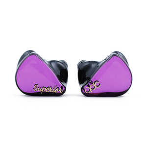 QDC 有線イヤホン カナル型 Rondo Purple ［φ3.5mm ミニプラグ］ QDC-SUPERIOR-RP