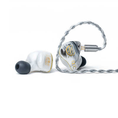 イヤホン WHITE TIGER II qdc QDC x Aiuto White Tiger II 6BA+2EST In-Ear Headphone