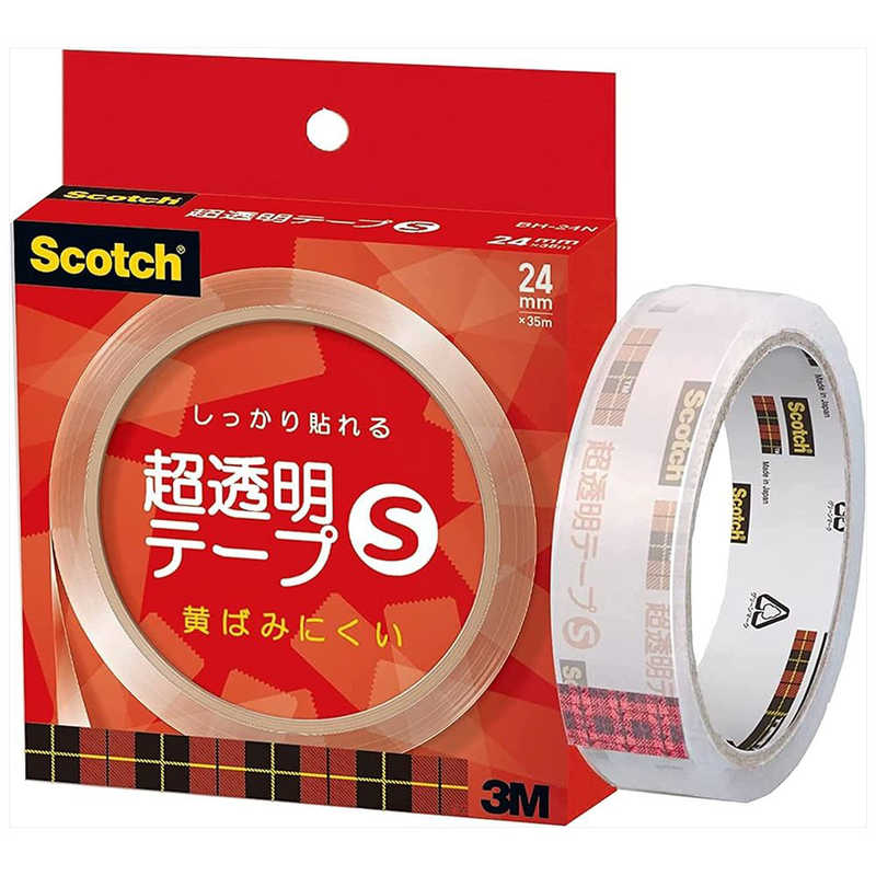 3Mジャパン 3Mジャパン 超透明テープS個箱入り24mm幅 BH24N BH24N