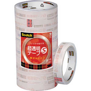 3Mジャパン 3M スコッチ 超透明テープS 18mmX35m 10巻入シュリンクパック BK18N_