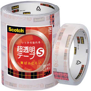 3Mジャパン 3M スコッチ 超透明テープS 24mmX35m 5巻入シュリンクパック BK24N_