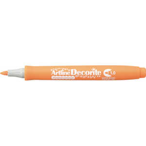 シヤチハタ デコライト 丸1 パステルオレンジ ArtLine(アートライン) EDF-1-POR シヤチハタ デコライト 丸1 パステルオレンジ ArtLine(アートライン) EDF-1-POR