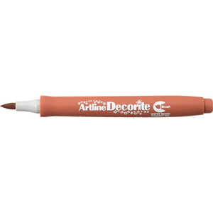 シヤチハタ デコライト 筆 ブラウン ArtLine(アートライン) EDF-F-BR シヤチハタ デコライト 筆 ブラウン ArtLine(アートライン) EDF-F-BR