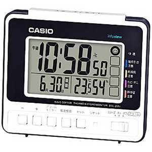 カシオ　CASIO 電波目覚まし時計 ウェーブセプター(wave ceptor) 生活環境お知らせクロック  DQL-250-J7JF