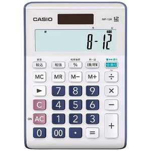 カシオ CASIO 余り計算(表示)電卓 MP-12R-N カシオ CASIO 余り計算(表示)電卓 MP-12R-N