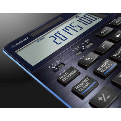 カシオ CASIO プレミアム電卓 (12桁) CASIO CALCULATOR S100BU の通販  