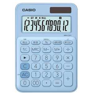 カシオ CASIO カラフル電卓(12桁) MWC20CLBN