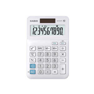 カシオ CASIO スタンダード電卓 MW10VTCN