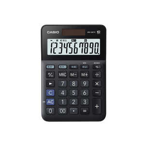 カシオ CASIO W税計算対応電卓 BK MW100TCBKN