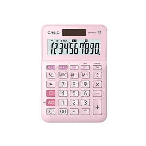 カシオ　CASIO W税計算対応電卓 MW-100TC-PK-N ピンク [10桁]