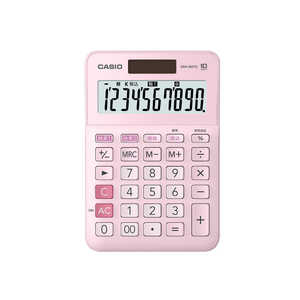 カシオ CASIO W税計算対応電卓 MW-100TC-PK-N ピンク [10桁]