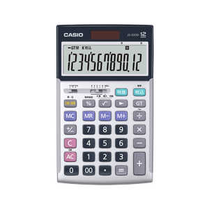 カシオ　CASIO 本格実務電卓(日数・時間計算) ［12桁］ シルバー JS-20DD-SR-N