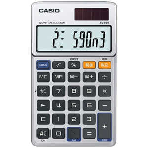 カシオ CASIO 手帳電卓(10桁)「ゲーム電卓」 SL-880-N カシオ CASIO 手帳電卓(10桁)「ゲーム電卓」 SL-880-N