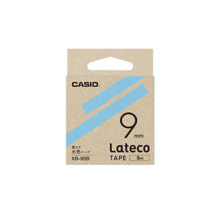 カシオ CASIO ラベルライターテープ XB9SB 水色 カシオ CASIO ラベルライターテープ XB9SB 水色